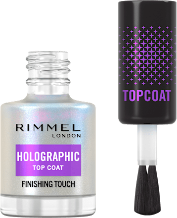 Top do paznokci Holographic Top Coat RIMMEL LONDON