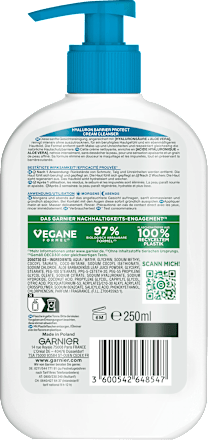 Cleanser Hyaluron Barrier Protect Cream GARNIER