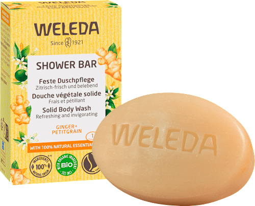 feste Dusche Ginger + Petitgrain WELEDA