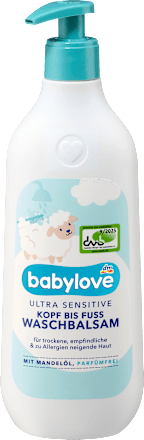 Detský umývací balzam Ultra Sensitive babylove