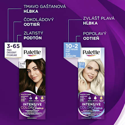 Farba na vlasy - 9.5-1 striebroplavá Palette INTENSIVE COLOR CREME