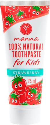 Fogkrém, fluoridmentes eperízű Manna