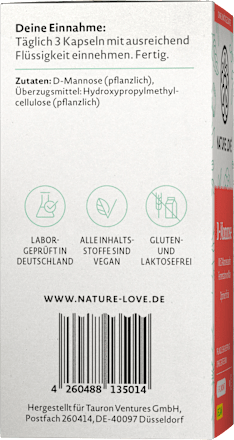 D-Mannose Kapseln Nature Love