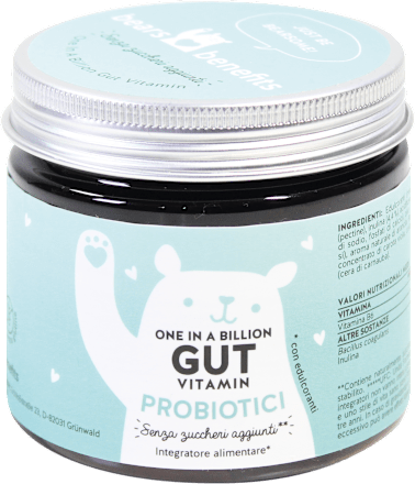 One in a billion gut vitamin probiotici Bears with benefits