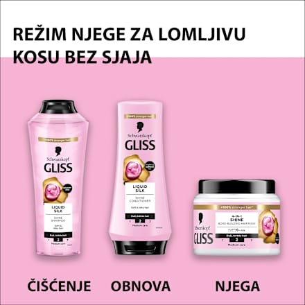 Šampon za kosu Liquid Silk Schwarzkopf GLISS