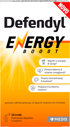 Energy Boost prehransko dopolnilo Defendyl