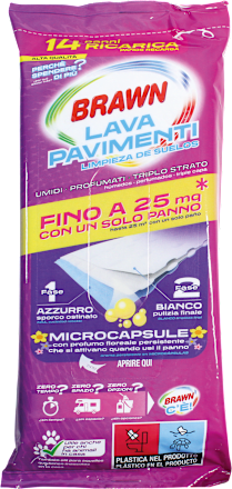 Panni lavapavimenti profumati BRAWN