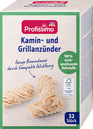 Tűzgyújtó kandallóba és grillsütőbe Profissimo