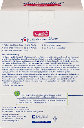 Разпалки за камина и барбекю  Profissimo