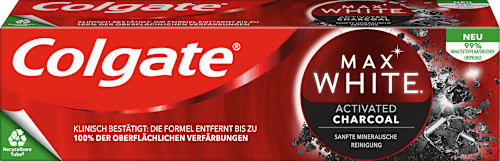 Zahnpasta Max White Charcoal Colgate