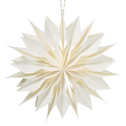 Stern aus Papier, groß, creme (50 cm) Profissimo