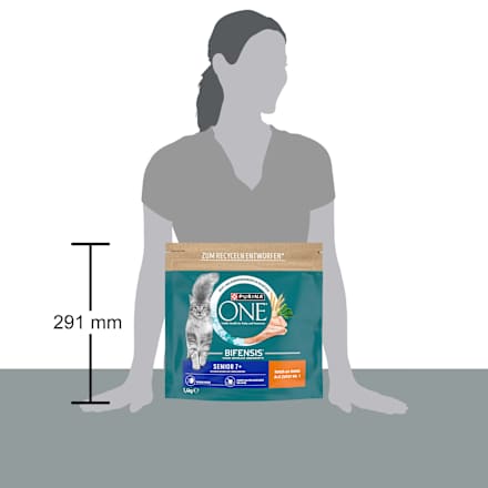 Trockenfutter Katze mit Huhn, Senior                      PURINA ONE