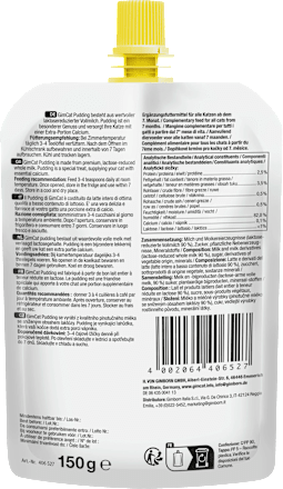 Nahrungsergänzung Katze, Pudding mit Calcium GimCat