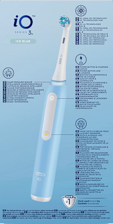 Elektrische Zahnbürste iO Series 3 ice blue Oral-B