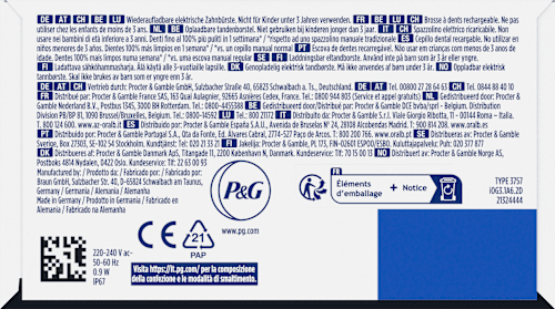 Elektrische Zahnbürste iO Series 3 black Oral-B