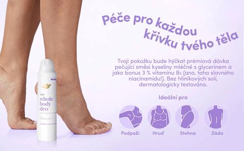 whole body deodorant sprej Lavender&Chamomile  Dove