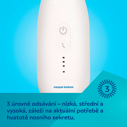 nosní odsávačka elektrická easy & NATURAL 0m+ Canpol babies