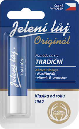Originál pomáda na rty Tradiční Jelení lůj
