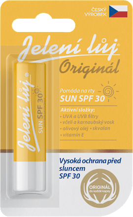 Originál pomáda na rty Sun SPF30 Jelení lůj