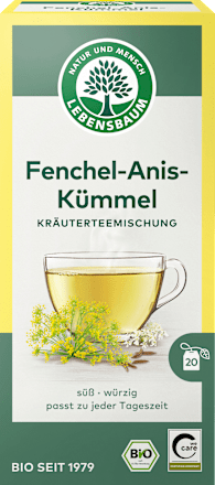 Kräutertee Fenchel-Anis-Kümmel (20 Beutel) LEBENSBAUM