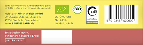 Früchteteemischung Hagebutte mit Hibiskus LEBENSBAUM