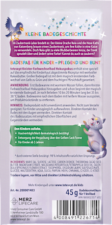 Badezusatz Knister-Farbwechselbad Hokuspokus tetesept: KIDS