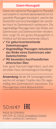 Damm Massageöl Mama WELEDA Mama