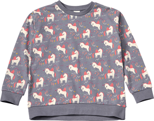 Sweatshirt mit Einhorn-Muster, grau, Gr.  ALANA