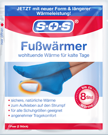 Fußwärmer (1 Paar) SOS
