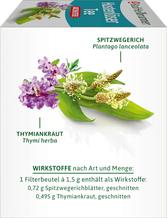 Arzneitee, Hustenlöser Tee (8 Beutel) Bad Heilbrunner