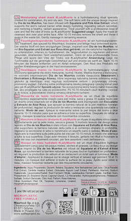 Tuchmaske Hydrating #LadyMuerte Selfie Project