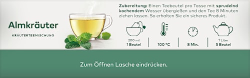 Kräutertee Almkräuter (20 Beutel) LEBENSBAUM