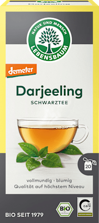 Schwarzer Tee Darjeeling (20 Beutel) LEBENSBAUM