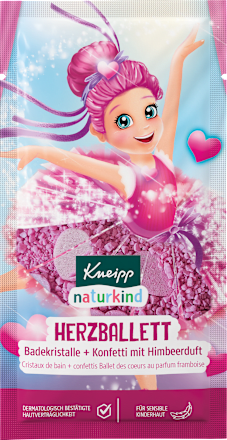 Sól + Konfetti do kąpieli o zapachu malin Balet Serc Kneipp Naturkind