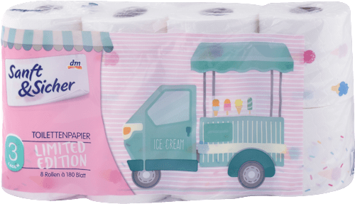 Toaletný papier Limited Edition 8x180 Sanft&Sicher