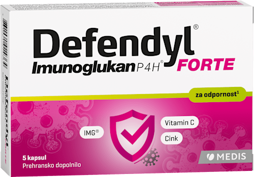 Imunoglukan P4H® FORTE prehransko dopolnilo za odpornost Defendyl