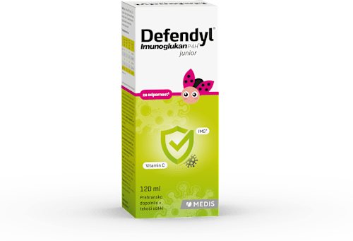 Imunoglukan P4H® junior prehransko dopolnilo za odpornost Defendyl