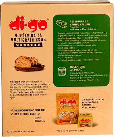 Mješavina za bio Multigrain kruh sa sjemenkama - Sourdough keine Marke
