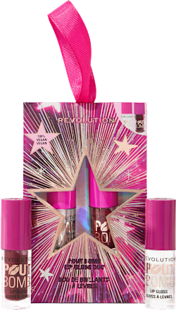 Pout Bomb Lip Gloss Duo poklon set REVOLUTION