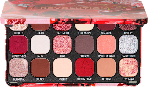 Forever Flawless paleta sjenila – Cherry Rebel Red REVOLUTION