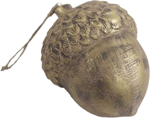 dekorace žalud k zavěšení, zlatý MOREX