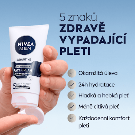 hydratační pleťový krém pro muže Sensitive NIVEA MEN
