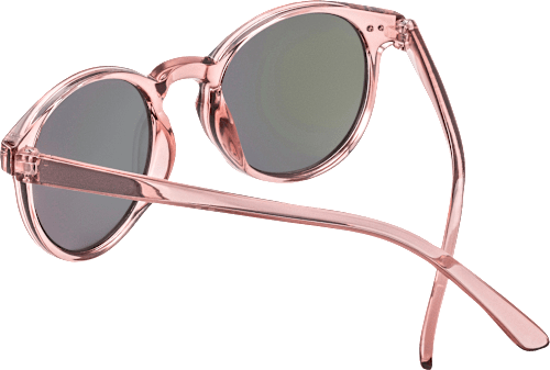 Ženska sončna očala, prosojno temno roza sundance