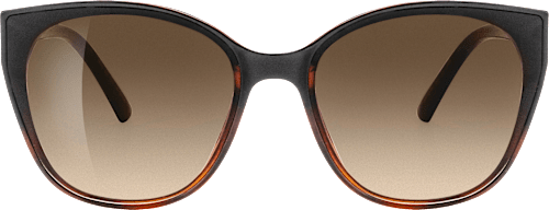 Sonnenbrille Erwachsene, braun-schwarzes Gestell, braun getönte Gläser SUNDANCE