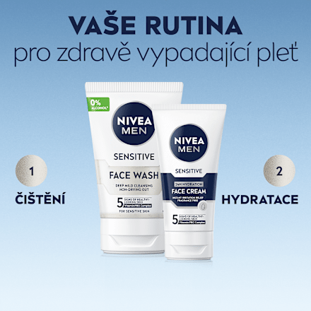 hydratační pleťový krém pro muže Sensitive NIVEA MEN