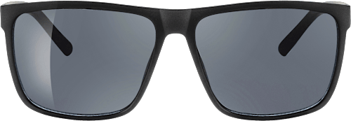 Sonnenbrille Erwachsene, schwarzes Gestell, schwarz getönte Gläser SUNDANCE