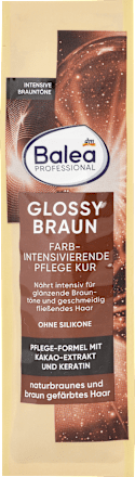 1-minútová intenzívna kúra na vlasy Glossy Braun  Balea PROFESSIONAL