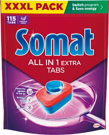 Detergent pentru mașina de spălat vase all in one extra  Somat