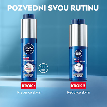 Anti-Age Power Moisturiser posilující krém 2 v 1 NIVEA MEN