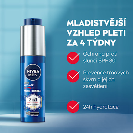 Anti-Age Power Moisturiser posilující krém 2 v 1 NIVEA MEN